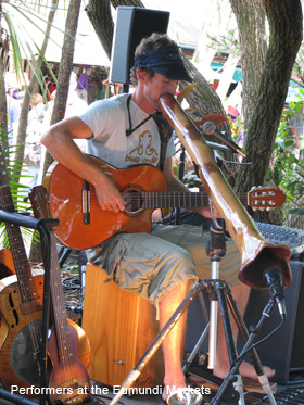 Eumundi Markets musician