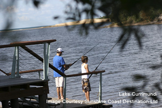 fishing at Lake Currimundi