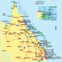 Queensland Tourist Map