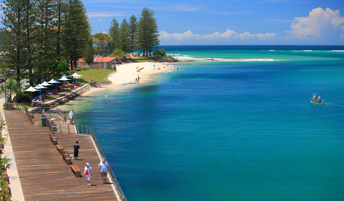 Bulcock Beach Boardwalk, Caloundra