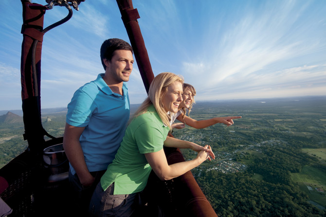 Hot Air Ballooning in the Hinterland