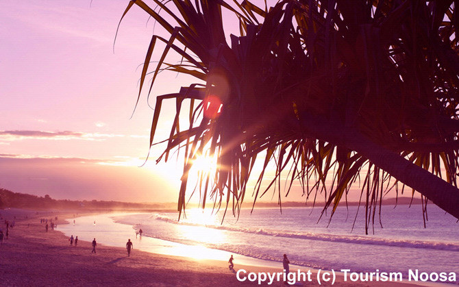 Noosa Sound at Dusk